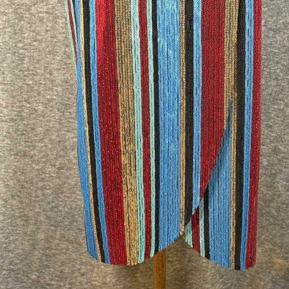 Vici Multicolor Striped Midi Dress - Picture 4 of 14